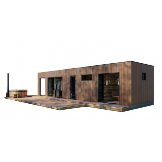 Каркасно-щитова лазня 5,5 х7, 0м під ключ від виробника Thermowood Production