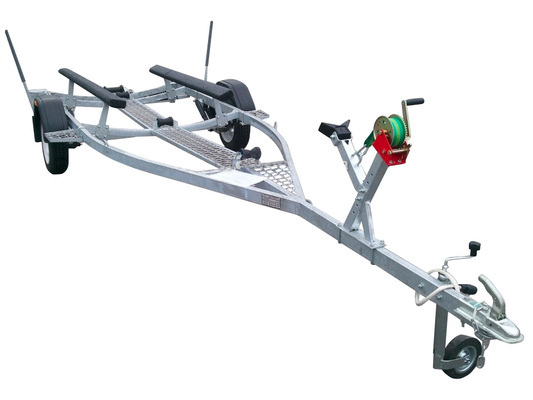 Причіп для човна до 5,5 м з трапом посередині